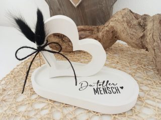 Dekoschale mit Herz Raysin Du toller Mensch Geschenk